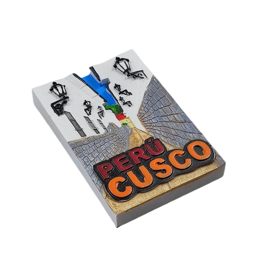 Cusco Peru 3D Fridge Magnet Souvenir Gift Resin Handmade Peru Refrigerator Magnet Home & Kitchen Decoration Collection
