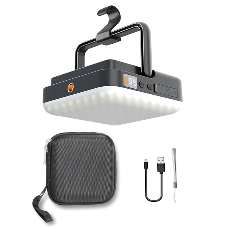 

LJL-LED Camping Lantern Rechargeable 1000LM, 13500Mah Portable Waterproof Tent Light For Power Outages, Emergency, Hiking