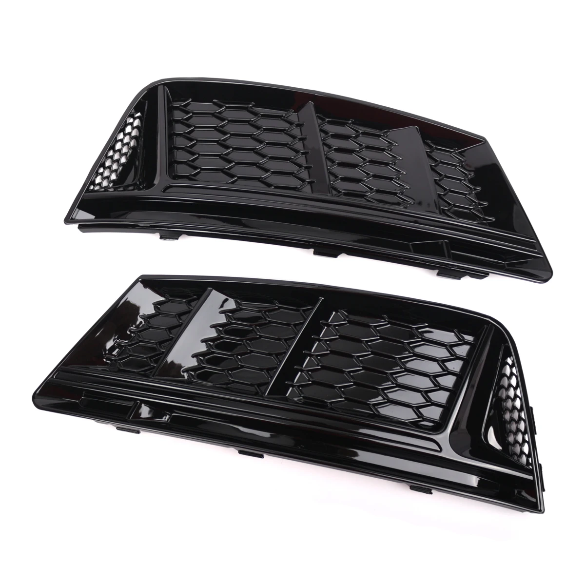 GRILLE D'ANTIBROUILLARD DROITE DE PARE CHOCS AVANT VW GOLF 5 GT (03-08) NOIR