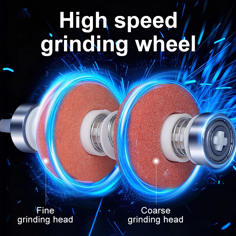 전기 칼갈이 빠른 연마 도구 충전식 미끄럼 방지 패드 휴대용 주방 칼날 연마기