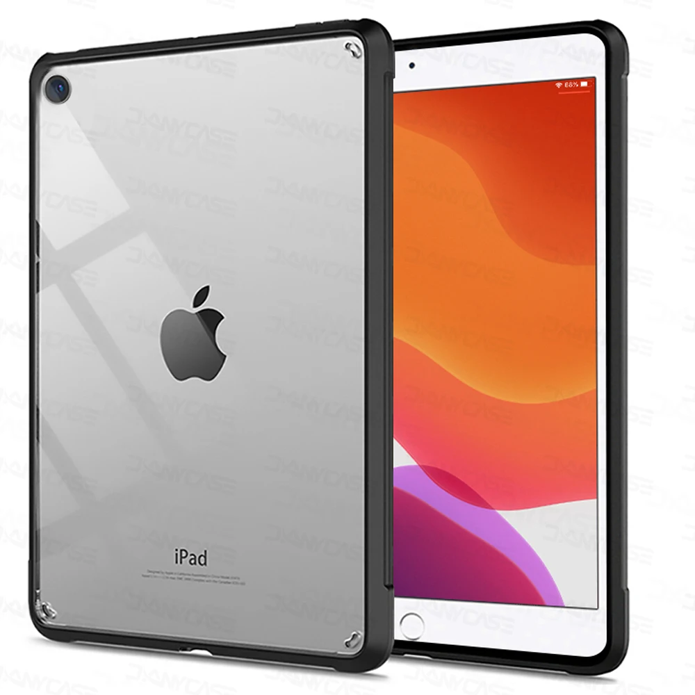 para ipad mini caso geração ar pro plutônio silicone transparente capa funda