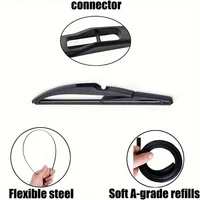 10" Rear Wiper Blade  Windshield Windscreen Tailgate Window For Renault Scenic 2 II Grand Scenic 2 2003 - 2009 2
