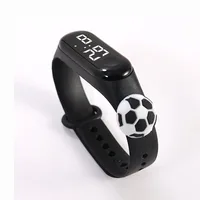 10pcs/lot New Children's Outdoor Sports Watch Bracelet Simple Cartoon Football Student Electronic Watch Gift 1
