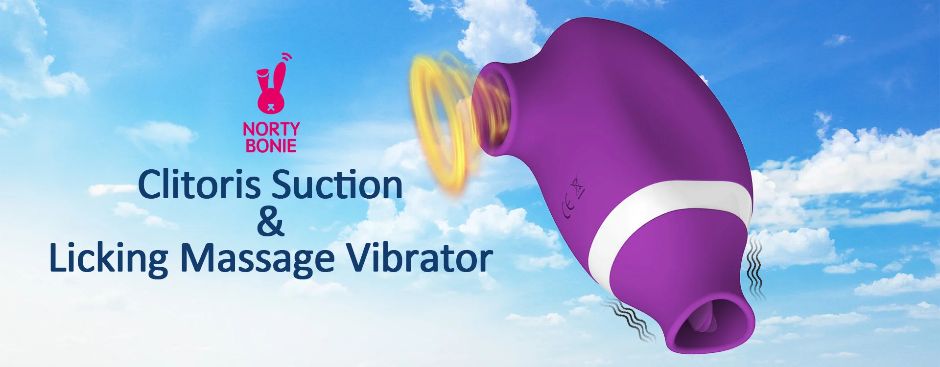 Norty Bonie Min Portable Rose Clit Suction Vibrator Clitoral Sucker Nipple G Spot Sucking Blowjob Masturbator Sex Toys For Women