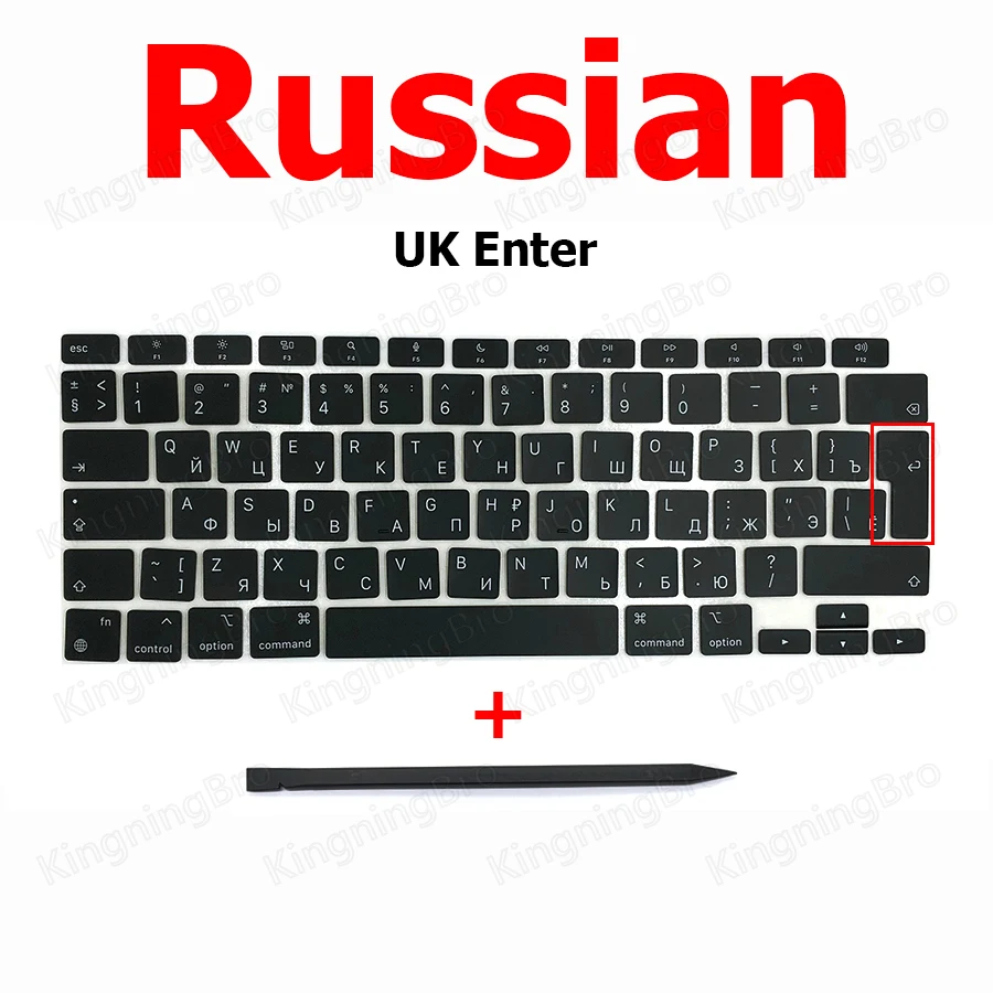 Replacement Keyboard Keys Keycaps Macbook Air 13" M1 A2337 Keycap Key Cap US UK Spain French Russian Hungary keyboard keycap laptop keyboard