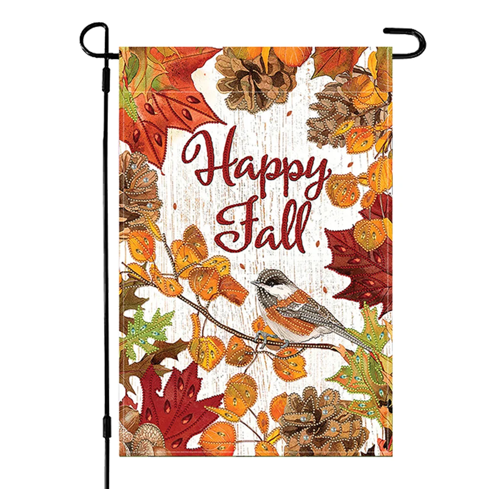 Gartenflagge 'Pfau' – Doppelseitig, Wetterfest, 30,5 X 45,7 Cm, Für Hof & Terrasse