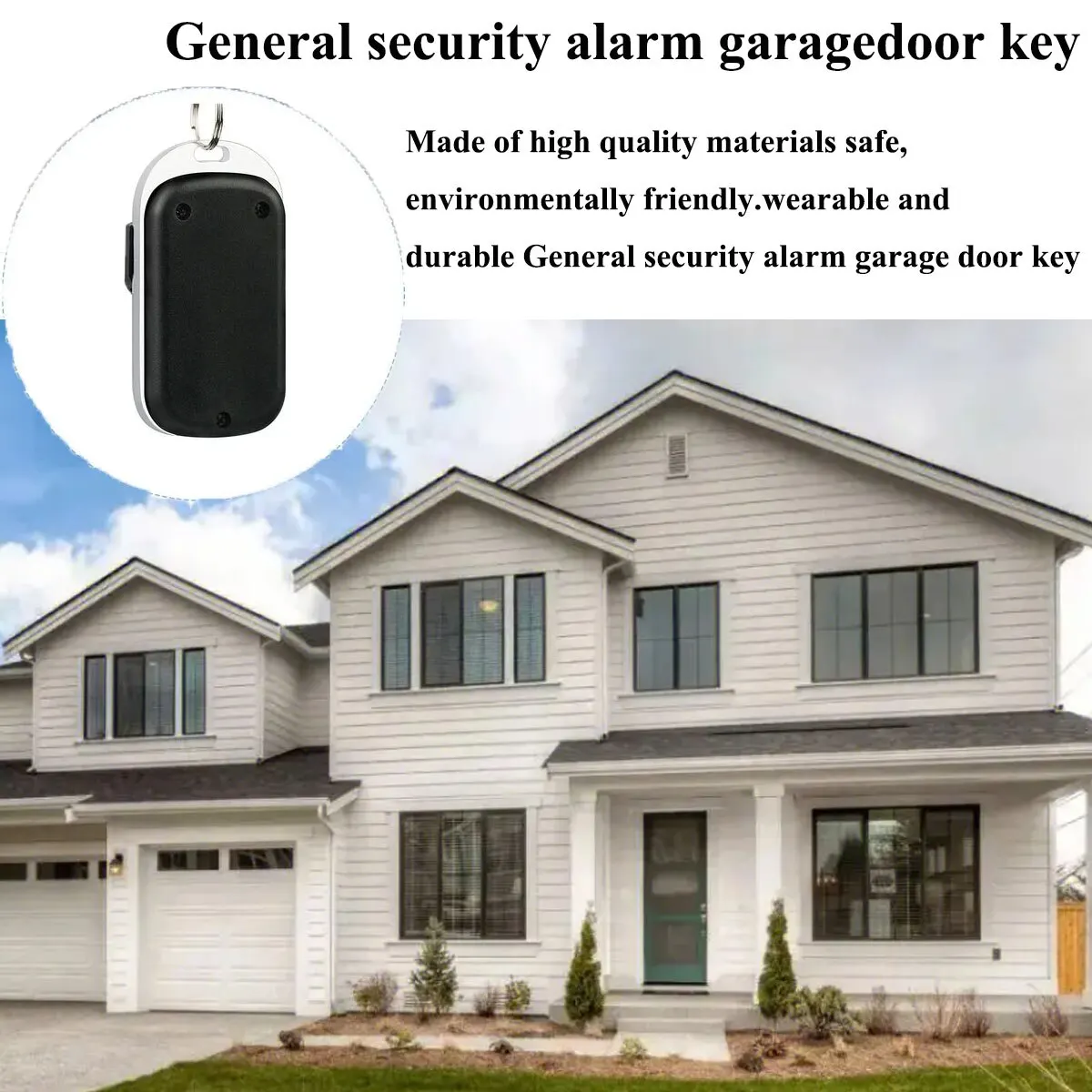 1-5PCS Push Button Remote Control Transmitter ABCD Lock 4 Button 433MHz Universal 4 Buttons Garage Door Opener Remote 5