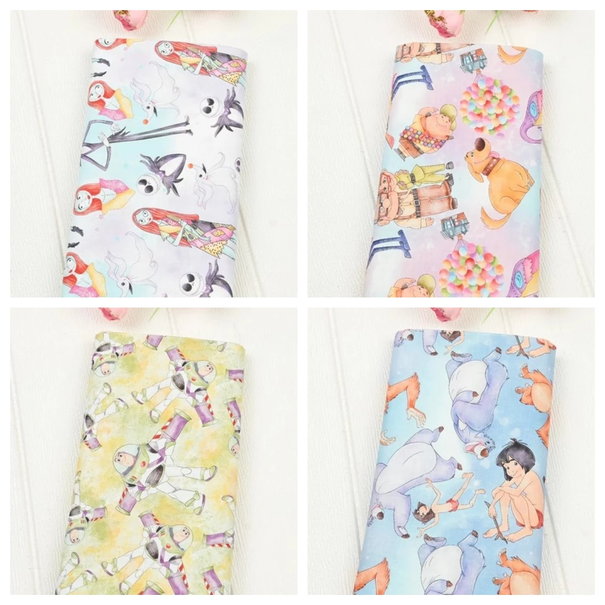 Disney Toy Story The Jungle Book Jack 100 Tessuto Di Cotone Per Cucire Patchwork Tessuti Trapuntati Fai Da Te Cucire Materiale Per Vestiti Per Bambini