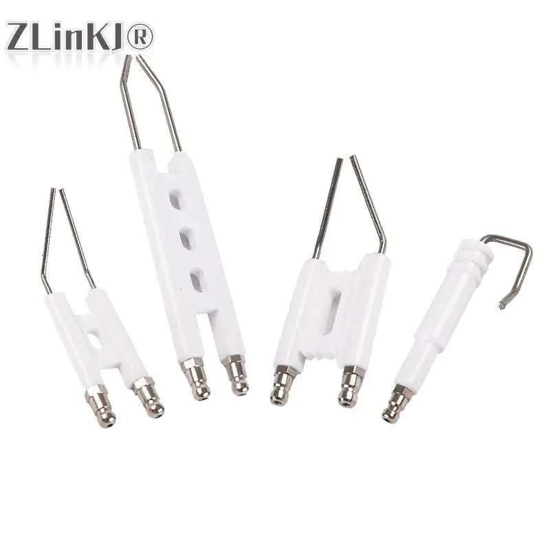 1Pcs H Type Ignition Needle Electrode Burner Accessories Ceramic Ignition Double Pin For General-purpose Oil Burner BT10 ignition electrode