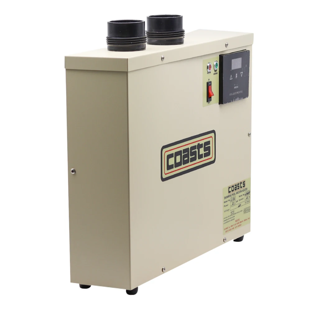 5.5KW 7.5KW 9KW 11KW Water Heater for Swimming Pool & bathtube Thermostat 220v/3