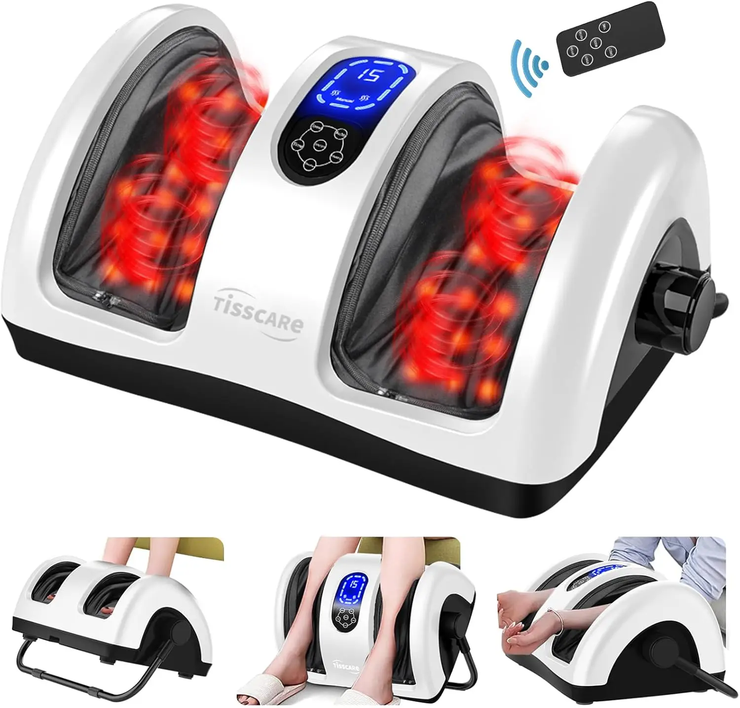 Shiatsu Foot with Heat: Foot Machine for , Plantar Fasciitis and Pain Relief-Massage Foot,