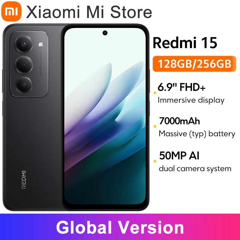 Xiaomi Redmi 15 ブラック 8GB RAM 256GB ROM s-l400.jpg