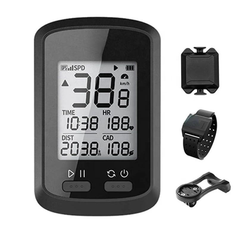 

G + G Plus GPS беспроводной ANT + велосипедный компьютер велосипедный Спидометр компьютер для дорожного горного велосипеда