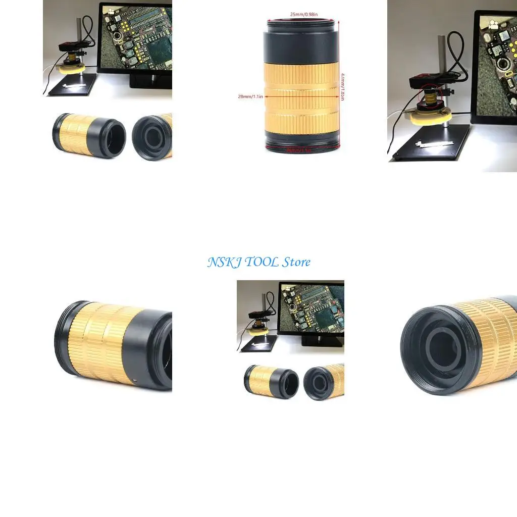 L8RC Regolazione campo visivo Lente per lunghe distanze Lente precisa per fotocamera USB VGA