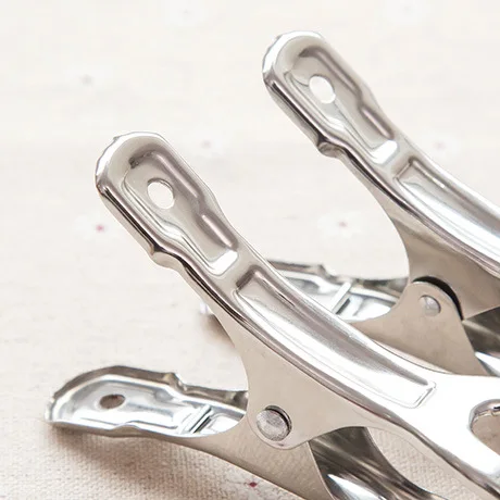 Clothes Peg 10PCS Stainless Steel Beach Towel Clips Windproof windproof clips,beach towel clips,clothes pegs,towel hanging clips