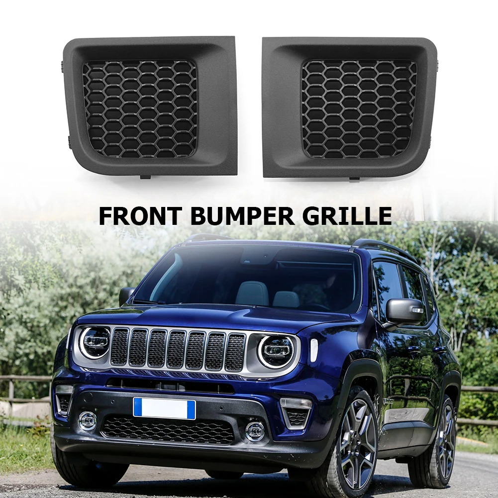 

For JEEP RENEGADE 2015-2020 Car Front Lower Bumper Grille Bezel Replacement Left/Right Car Accessories Auto Accessorise