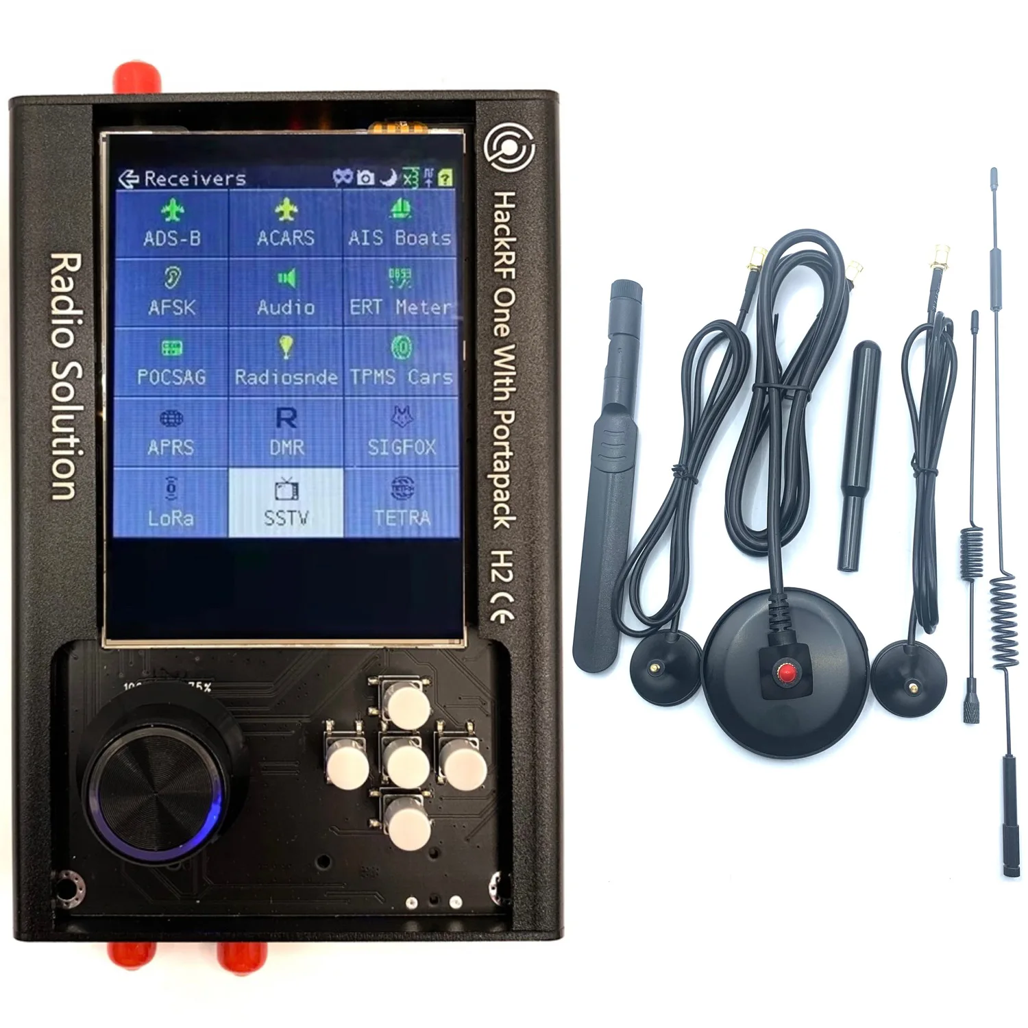 Portapack H2 Hackrf One SDR Software Defined Radio 1MHz-6GHz Optional ...