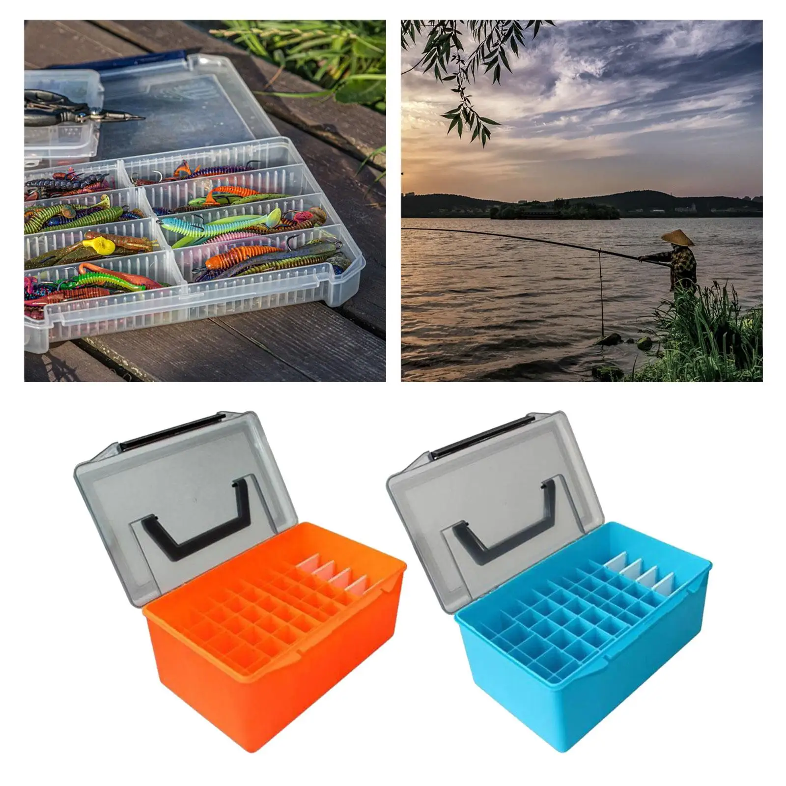 Fishing Tackle Box Portable with Handle Tackle Organizer Box Fishing Tackle Box Portable with Handle Tackle Organizer Box