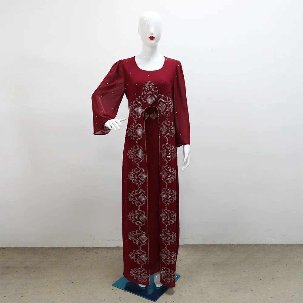 Abaya Dubai Luxury Muslim Woman Dress 2023 Ramadan Islam Arab Long Dress Jalabiya  Dresses Robe Femme Musulmane Kaftan Khimar