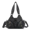 Angelkiss Women Handbags Soft Tote Bag Small Top-handle Fashion Satchel Multi-Pockets Crossbody Shoulder Bag Hobos Phone Pack 2