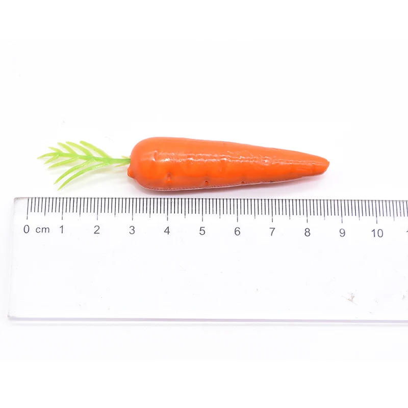 25/50pcs Mini Fake Vegetable Simulation Easter Plastic Artificial Carrot DIY Craft Home Wedding Birthday Party Easter Decoration food model,food photography props,vegetable ornaments