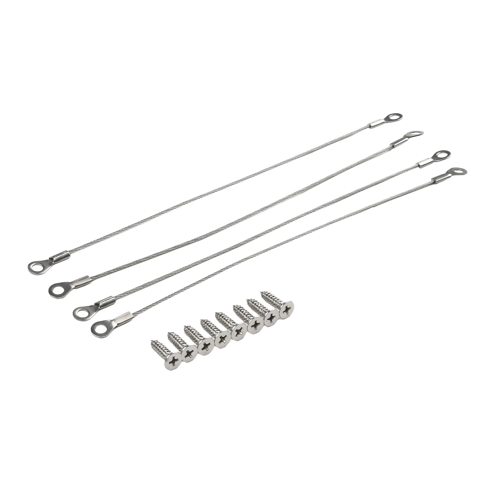 4pcs Stainless Steel Cabinet Door Restrictor Durable Long Lasting Nylon Coated To Protect Surfaces Adjustable Door Opening Angle