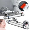 Bathroom thermostatic shower mixing valve wall-mounted 38℃ thermostatic shower anti-scalding faucet valve 2
