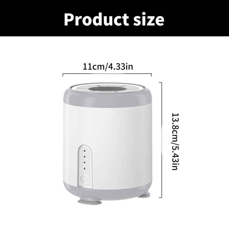 Electric Baby Formula Mixer Pitcher Auto Mixing Travel Friendly Hands Frees Infant Bottle Shaker for Breastmilk & Powder