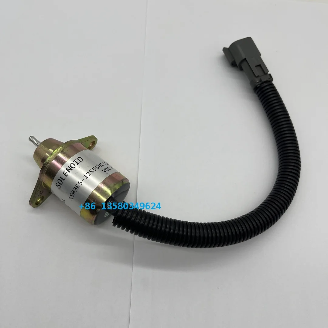 

12V Fuel Shut Off Shutdown Solenoid Valve SA-4920-12 For Yanmar Engine Thermo King TK41-6383 1503ES-12S5SUC11S