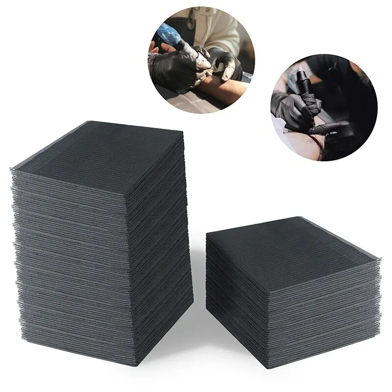100pcs Disposable Waterproof Tattoo Clean Pad Tattoo Bibs Table Covers Clean Pad Patient Dental Napkins Tattoo Accessories 6