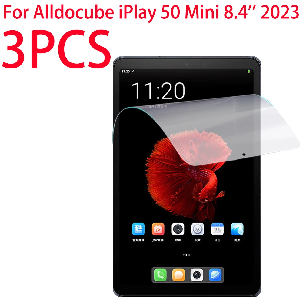 

Мягкая защитная пленка из ПЭТ для экрана Alldocube iPlay 50 Mini 8,4 дюйма, 3 шт., защитная пленка для планшета 2023 дюйма для iPlay50 Mini