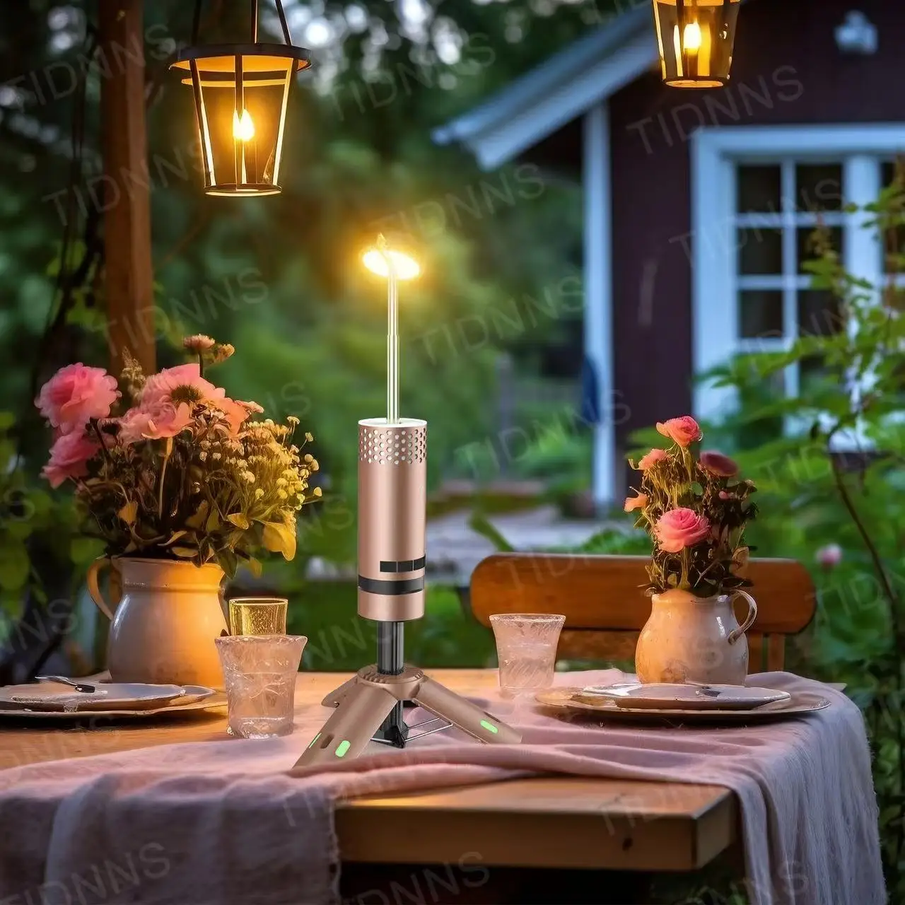 قابل للإزالة 10000mAh المغناطيسي التخييم ضوء USB ق...