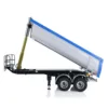 1/14 LESU RC Metal Hydraulic Dump Trailer Finished Model For Toys Radio Control Tractor Truck DIY Lorry Car Vehicle 1