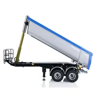 1/14 LESU RC Metal Hydraulic Dump Trailer Finished Model For Toys Radio Control Tractor Truck DIY Lorry Car Vehicle 1