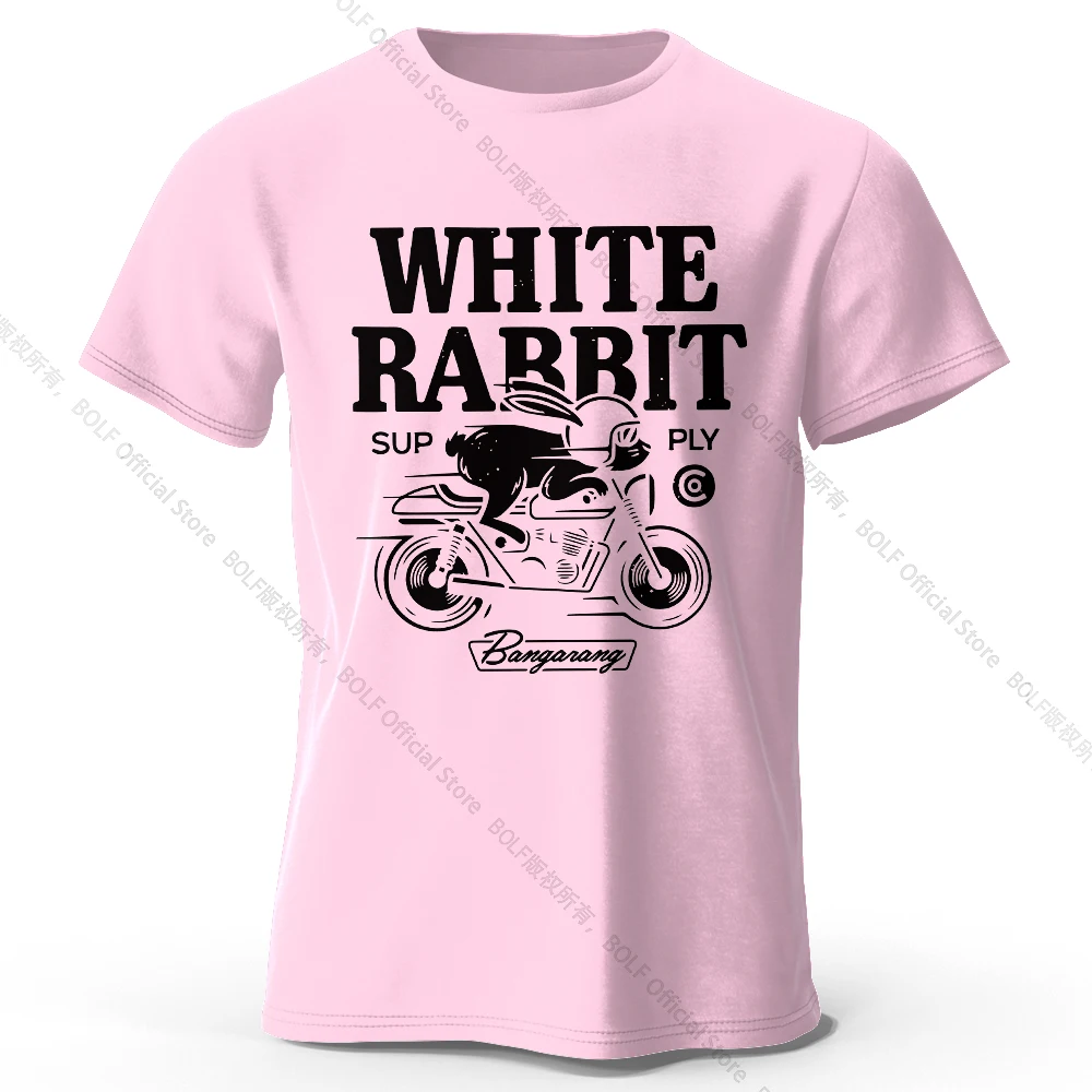 Men's Quirky Rabbit Print Organic Cotton Relaxed Fit T-Shirt