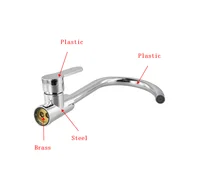 Kitchen Faucet Two Function Single Handle Pull Out Mixer Hot And Cold Mixer Water Tap Deck Mounted Bathroom Faucet 5
