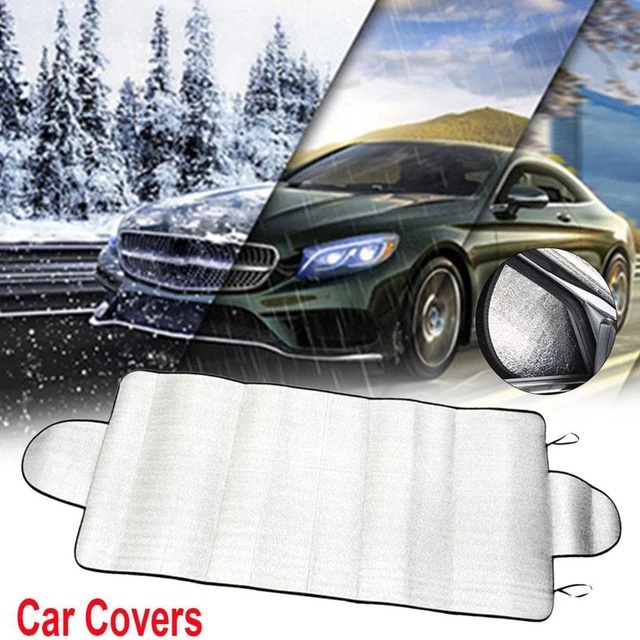 Schneeblock frost block anti frost sonnenblock auto front windschutz  scheibe abdeckung halb auto abdeckung schutzhülle 1pc - AliExpress