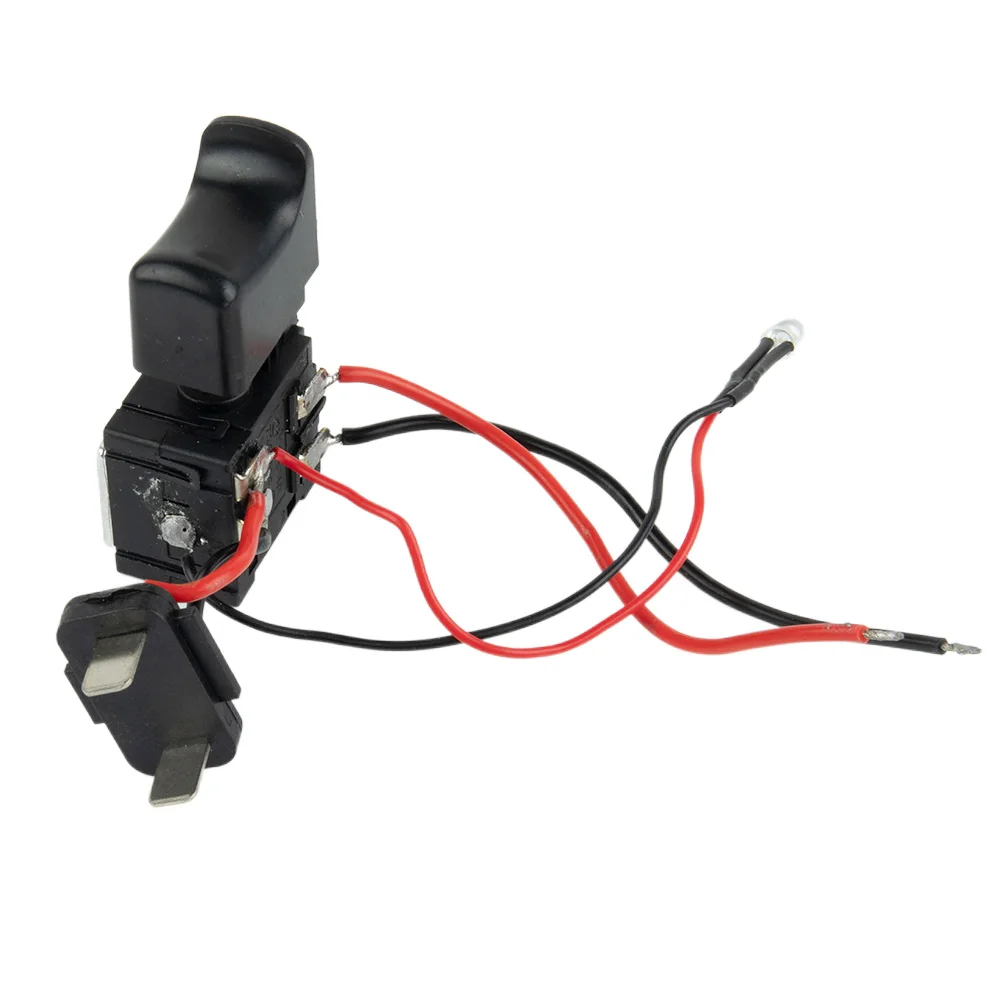 Electric Hand Drill Trigger Switch With Light Adjustable Speed 7.2V To 24V Maximum Current 16A Power Tool Accessory