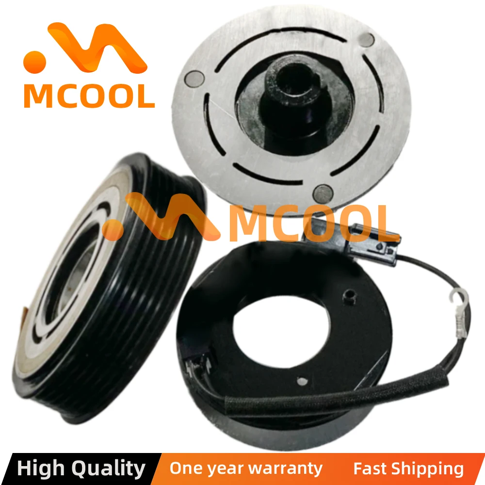 Auto Ac Aria Condizionata Compressore Di Raffreddamento Puleggia Frizione Magnetica Per Hyundai Solaris 1.4 1.6 Kia Rio Muslimate 977014 L000