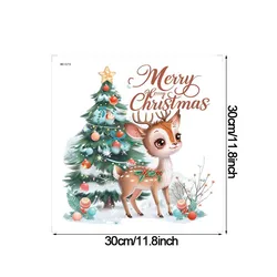 Holiday White Snowflake Bell Window Stickers for DIY Christmas and New Year Home Decor (Style C)