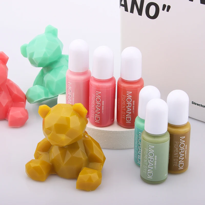 Soy Candle Wax Pigment Candle Dyes Kit Candle Dyes Pigment 24 Color Candle Wax Dye Highly Concentrated Oil-Based Liquid for Soy Wax Making