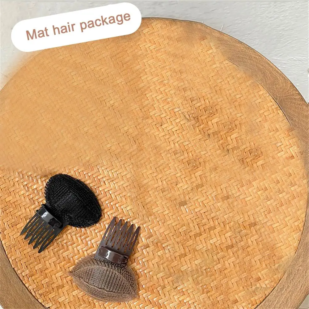 Description Picture 2 of item1~5PCS Invisible Fluffy Sponge Hair Clip Front Hair Line Volume Base Puff Cushion Hair Clips Bun Hair Styling Tool Women Hair