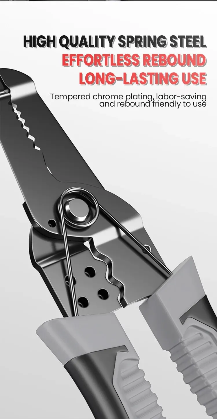 Description Picture 6 of itemAIRAJ Wire Stripper Tools Multitool Plier Crimper Cable Cutter Multifunctional Stripping Tool Crimping Pliers Terminal