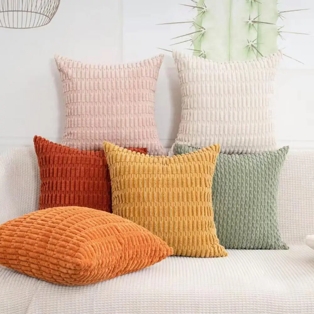 

Comfortable Cushion Cover Boho Striped Throw Pillow Covers for Modern Farmhouse Home Decor Soft Comfortable Sofa Decoration