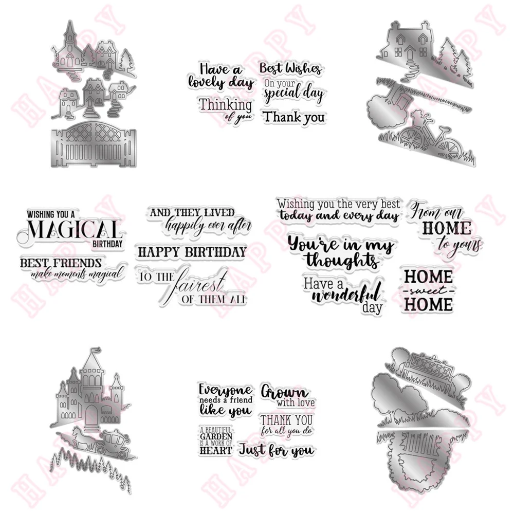 

Garden Dreams In the Country 2022 Metal Cutting Dies And Stamps Scrapbooking DIY Decoration Craft Embossing Greet Card Handmade