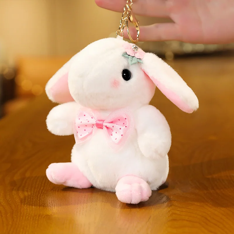 New Style School Bag Key Hanging Ornaments Cute Bunny Plush Key Chain Rabbit  Plush Toy School Bag Hanging Ornaments - Toys & Games - Temu Germany