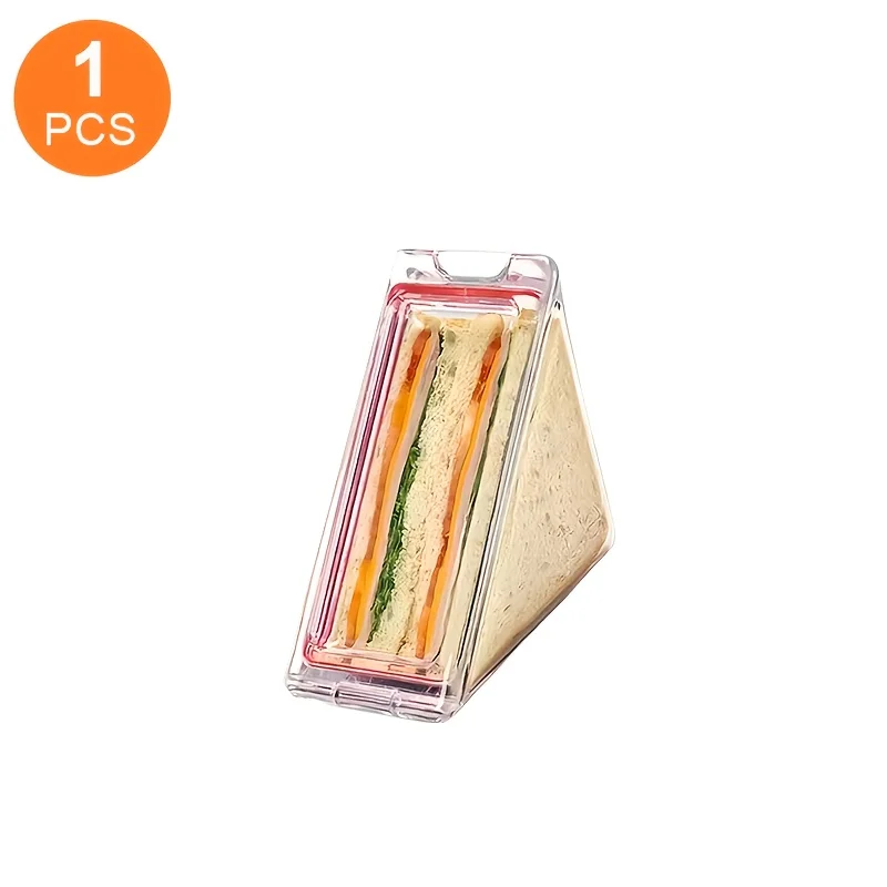 [Side-Open Lunch Box] 1 Side-Open Lunch Box, Bento Box, Sandwich Box - Ideal for Outdoor Camping and Business Trips - 6