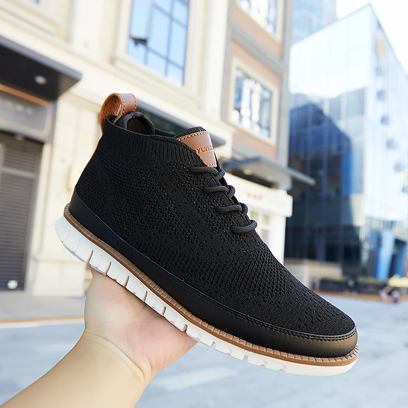 Men Sneakers Men's Mesh Casual Shoes High Top Walking Shoes Summer Outdoor Sports Fitness Sneakers Big Size 48