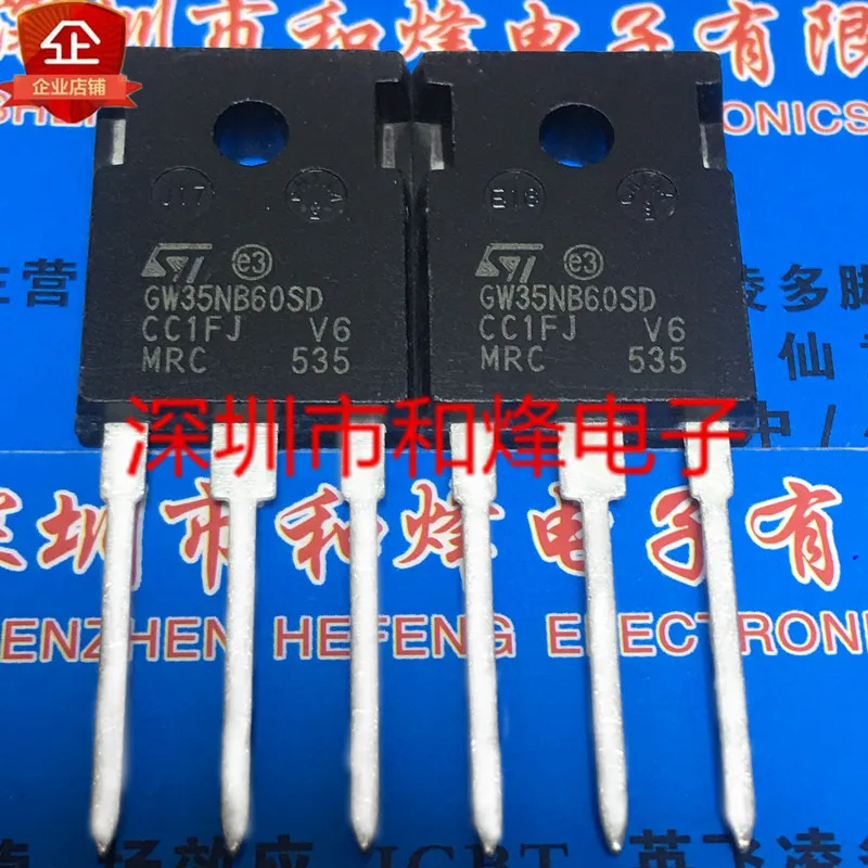

Бесплатная доставка, STGW35NB60SD GW35NB60SD TO-247, 600 В, 35 А, 20 шт.