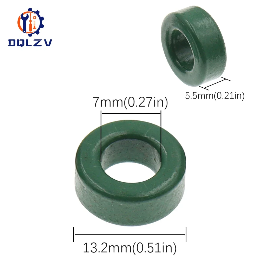 Ferrite Filter Core Ferrite Magnetic Ring 13X7X5MM Anti-interference Mn-Zn Toroidal Cores Toroid Ferrite Core For Inductor Chokes
